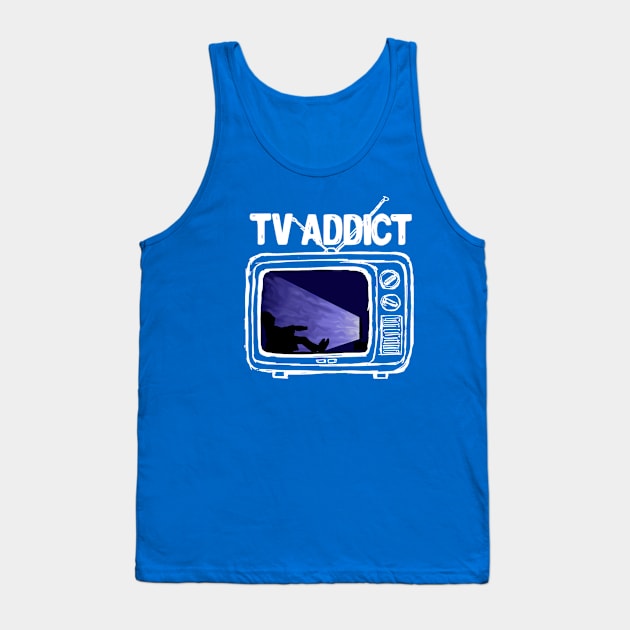 TV Addict 3 Tank Top by DrTigrou